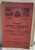 Ancien livre: Éléments des sciences physiques et naturelles., Enlèvement ou Envoi, Utilisé, Sciences naturelles