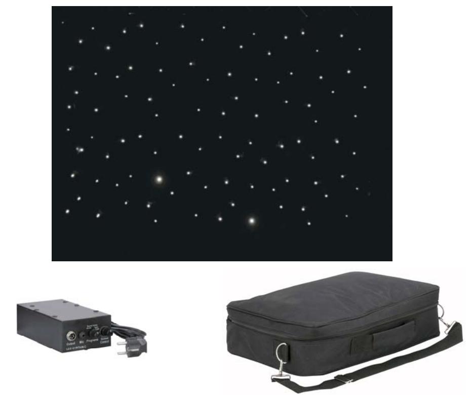 Showtec led theaterdoek 6m x 3m, Enlèvement, Comme neuf, Autres types, Commande sonore