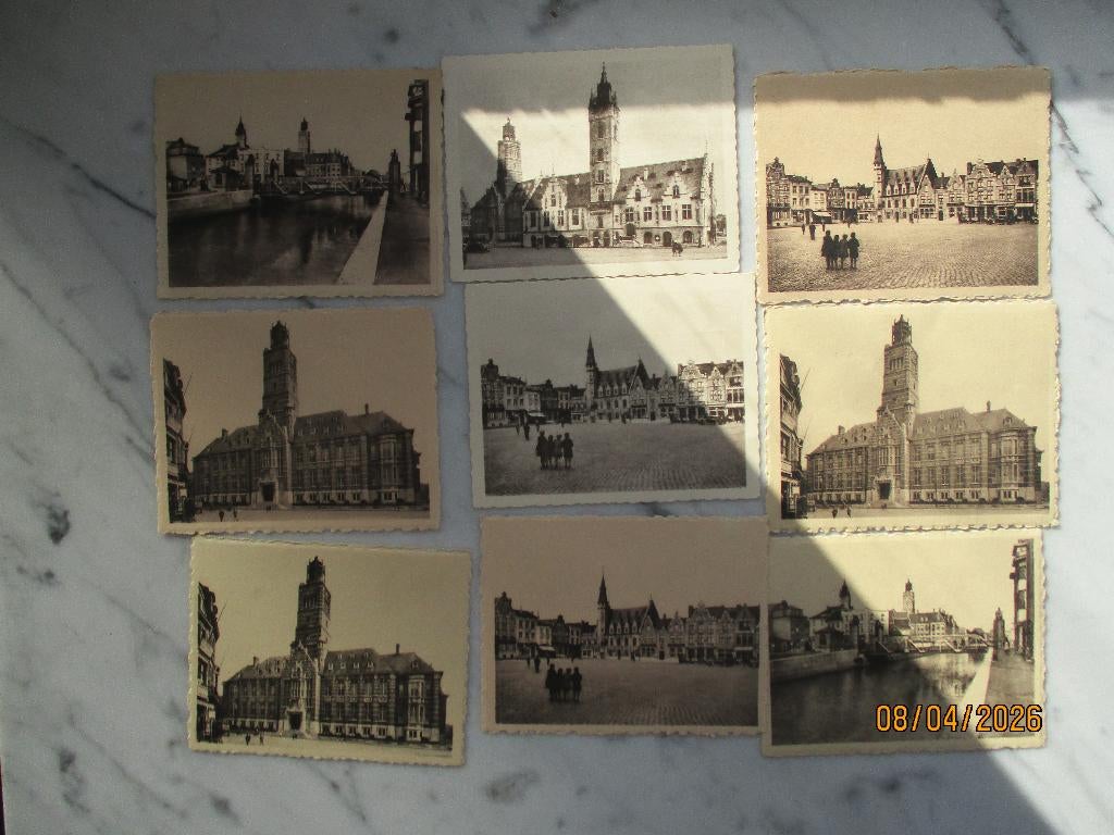 9 prentjes Dendermonde Ken Uw Land De Beukelaar Jacobs, Verzenden, Zo goed als nieuw