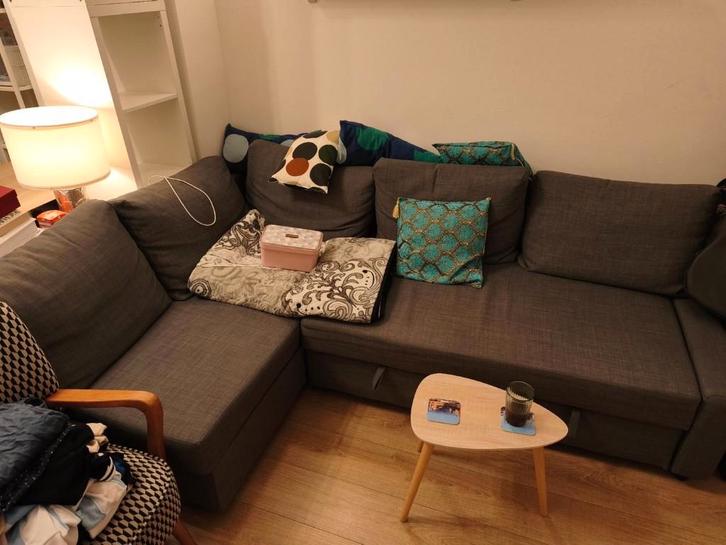 Corner sofa bed with chaiselonge, Maison & Meubles, Canapés | Sofas & Chaises Longues, Comme neuf, Quatre personnes ou plus, 200 à 250 cm