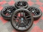 4 Jantes 19" Bmw 810M 5x120 Noir Satiné Entraxe 5x120, Enlèvement ou Envoi, BMW