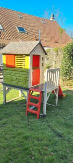 speelhuisje smoby met glijbaan, Ophalen, Zo goed als nieuw