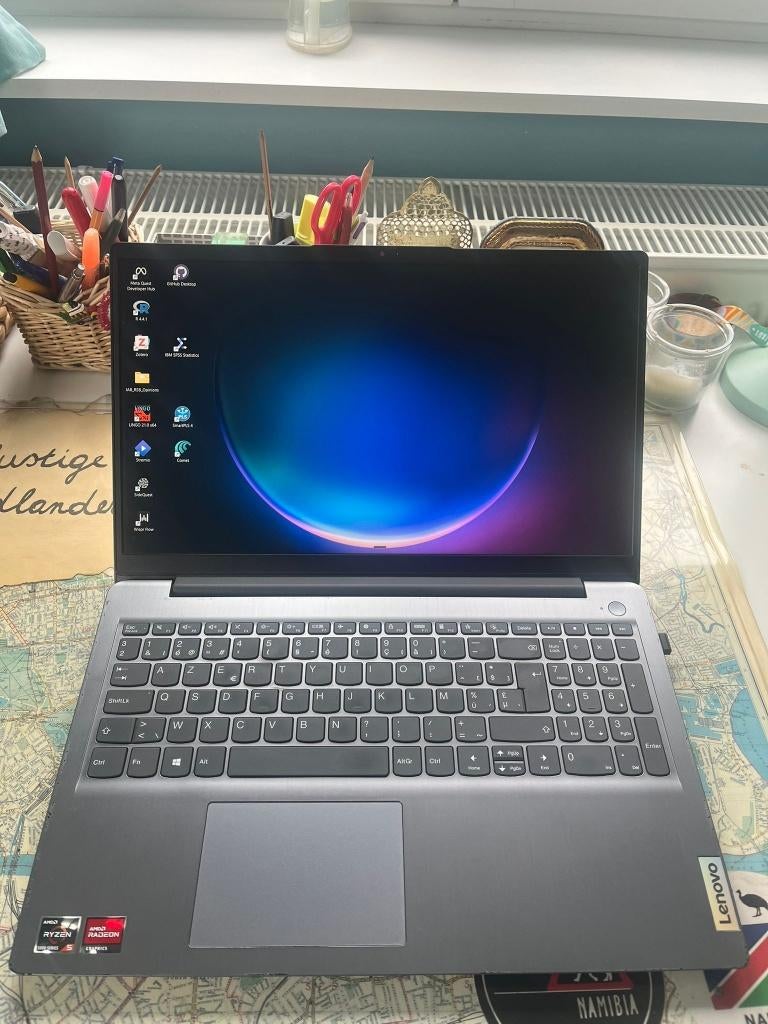 Lenovo IdeaPad 3 - AMD Ryzen 5, 16 GB RAM, Ophalen, Gebruikt, 512 GB, Azerty