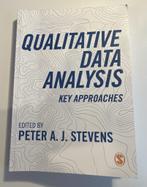 Qualitative Data Analysis - Key approaches, Livres, Livres d'étude & Cours, Enlèvement, Utilisé, Enseignement supérieur, Peter A. J. Stevens