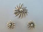 Vintage Deens design (MCM) broche en oorbellen, Bijoux, Sacs & Beauté, Enlèvement ou Envoi, Argent, Autres types