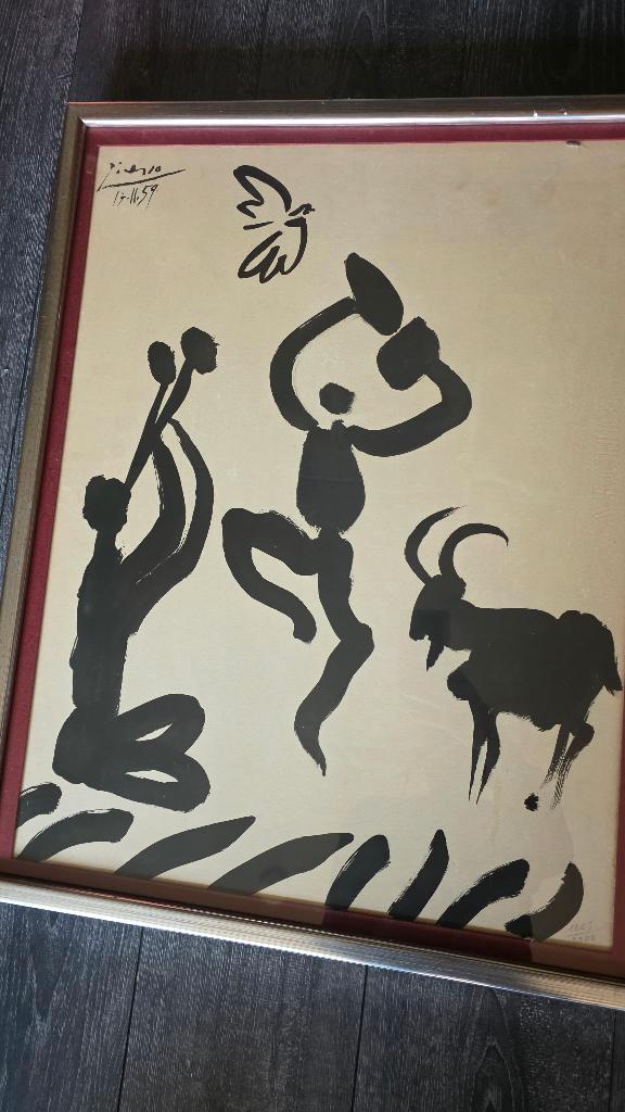 Litho Uniek werk van Pablo Picasso, Antiek en Kunst, Kunst | Schilderijen | Klassiek, Ophalen