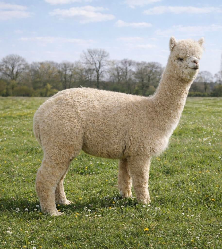 Zeer mooie jonge stamboek alpaca merrie, Oktober, Vrouwelijk