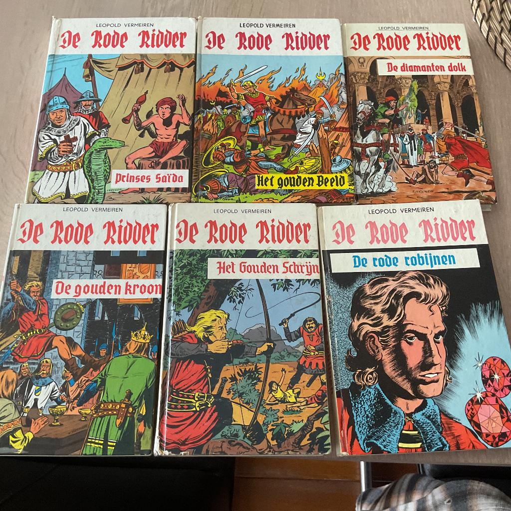 De rode ridder leesboeken Leopold Vermeiren, Boeken, Gelezen, Leopold Vermeiren., Ophalen of Verzenden, Fictie