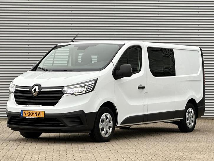 Renault Trafic 2.0 dCi 130 L2 DC Dubbele cabine Navi|Trekhaa, Autos, Camionnettes & Utilitaires, Entreprise, Achat, ABS, Caméra de recul