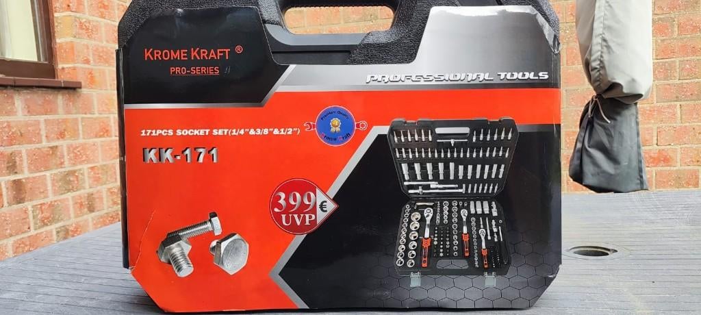 Dop- en Steeksleutelset, 171 stuks, Ophalen, Nieuw