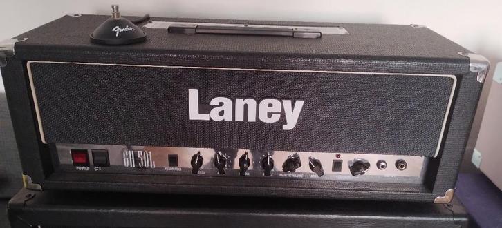 Laney GH50L met footswitch, Muziek en Instrumenten, Versterkers | Bas en Gitaar, Gebruikt, Gitaar, 50 tot 100 watt, Ophalen
