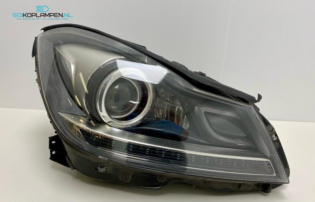Mercedes C Klasse W204 Facelift Xenon LED koplamp rechts, Auto-onderdelen, Gebruikt, -, Ophalen of Verzenden, -