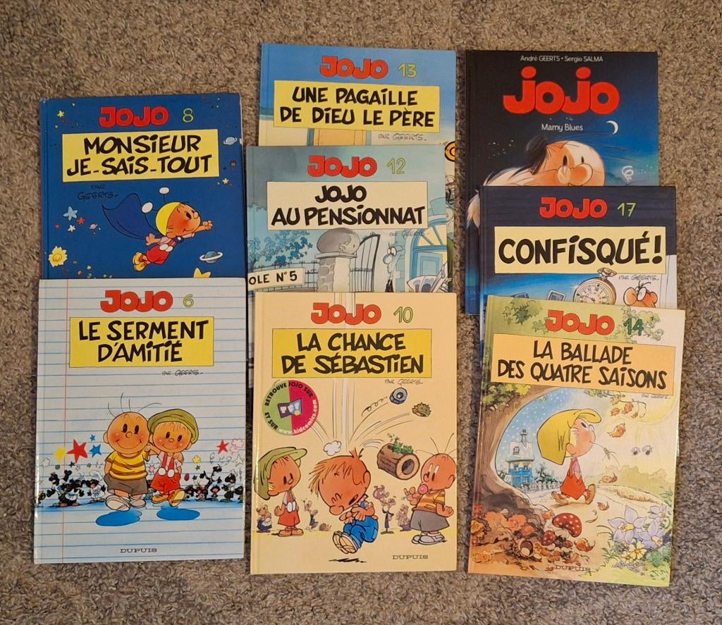 COLLECTION BD jojo de Geerts, Boeken, Stripverhalen, Zo goed als nieuw, Complete serie of reeks, Ophalen of Verzenden