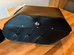 Leren zijtassen tassen koffers Kawasaki vn 900 vn900 vulcan, Motoren, Ophalen, Gebruikt