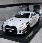 1:18/Nissan GT-R(R35)With LBWK Body kit type2.0/NIEUW, Ophalen of Verzenden, Nieuw, Auto, Solido