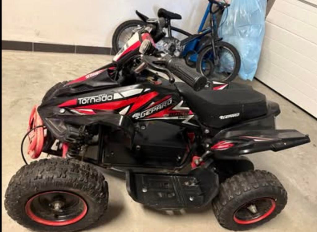 Kinder quad, Ophalen, Gebruikt