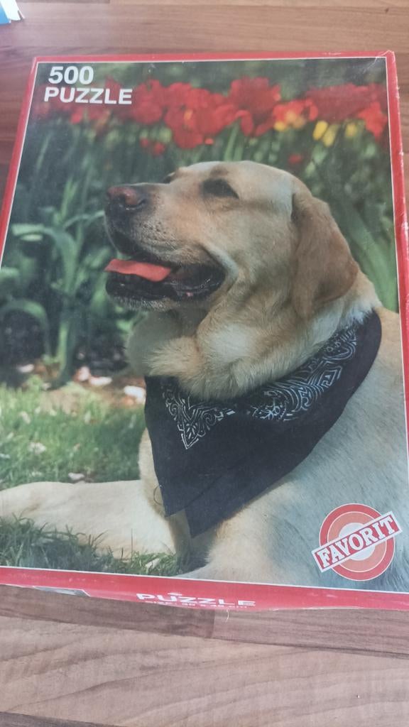 Puzzel 500 st Labrador, Enlèvement