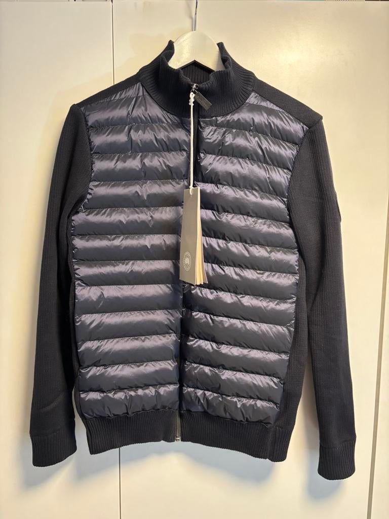 Canada Goose Cardigan Navy Blue Maatje S, Kleding | Heren, Jassen | Zomer, Zo goed als nieuw, Ophalen of Verzenden