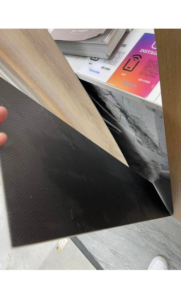 ✅📣Parquet VINYLE PVC + sous couche intégrée en 5 & 6mm ‼️, Enlèvement, Neuf, Parquet