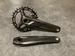 Shimano deore crankstel, Fietsen en Brommers, Fietsonderdelen, Ophalen of Verzenden, Zo goed als nieuw