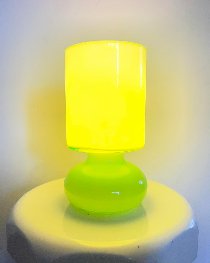 Groen glazen Ikea Lykta lampje, Ophalen of Verzenden, Zo goed als nieuw