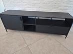 Tv meubel kast Shantay zwart metaal 150 x 35 x 50cm, Enlèvement, Métal