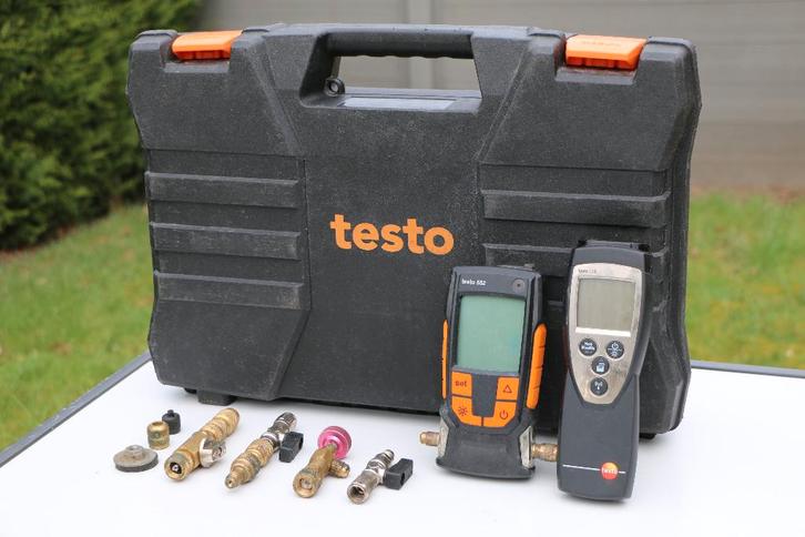 Testo 110 temperatuurmeter & Testo 552 Bluetooh gasdrukmeter, Bricolage & Construction, Instruments de mesure, Comme neuf, Enlèvement