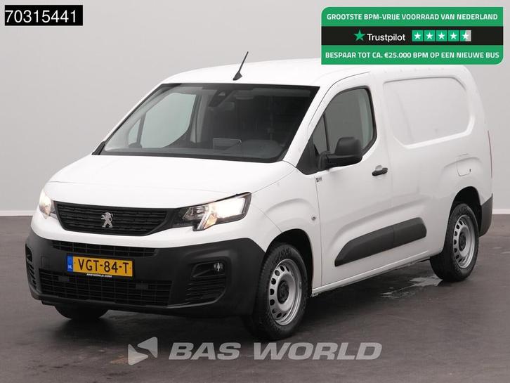 Peugeot Partner 130pk Automaat L2H1 Airco Cruise Parkeersens, Auto's, Bestelwagens en Lichte vracht, Bedrijf, Te koop, Airconditioning