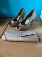 Zalmrose stiletto's met tasje (maat 37), Enlèvement ou Envoi, Rose, Mezura, Porté