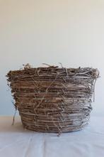 Pot à fleurs aspect rotin, 25 à 40 cm, Rond, Comme neuf, Enlèvement