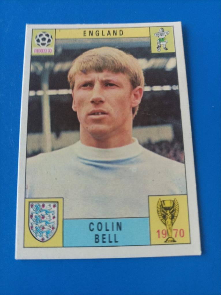 Panini Mexico 70, Angleterre Colin Bell, Hobby & Loisirs créatifs, Autocollants & Images, Enlèvement ou Envoi