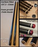 Carbon Fiber C67,5 11mm SS of S top voor Longoni VP2, Sport en Fitness, Biljarten en Poolen, Ophalen of Verzenden, Nieuw, Keu of Ballen