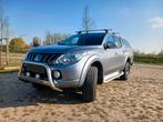 Mitsubishi L200 2.4 DID Double Cab, Autos, Mitsubishi, Cuir, Achat, Entretenue par le concessionnaire, Noir