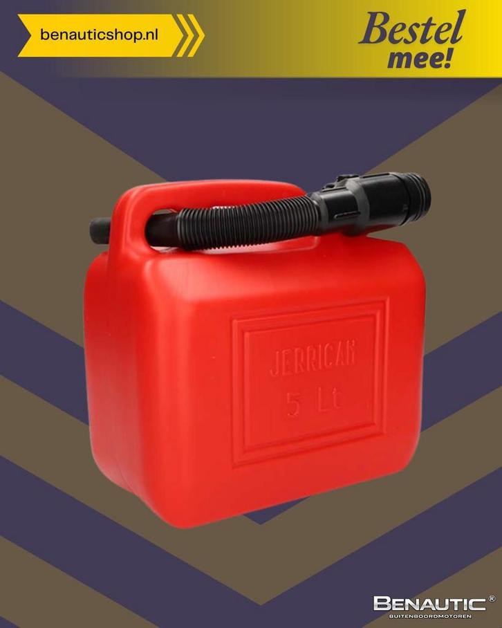 Accessoire voor buitenboordmotor en Honda inverter: 5L Jerry, Sports nautiques & Bateaux, Accessoires & Entretien, Neuf, Enlèvement ou Envoi