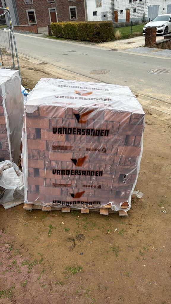 Brique de façade vandersanden Salvia brûlé (500€ pour 2), Bricolage & Construction, Briques, Comme neuf, Briques, Enlèvement