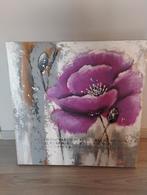 Schilderij bloem 60x60cm, Enlèvement