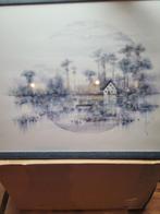 Aquarelle encadrée, Antiquités & Art, Enlèvement