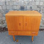 Vintage, mid-century dressoir, bar kast verrijdbaar kastje, Ophalen