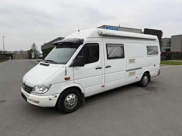 MERCEDES - 2001 - SPRINTER - MAISON MOBILE - Voitures, Autos, Mercedes-Benz, Entreprise, Autres modèles, Diesel, Autre carrosserie