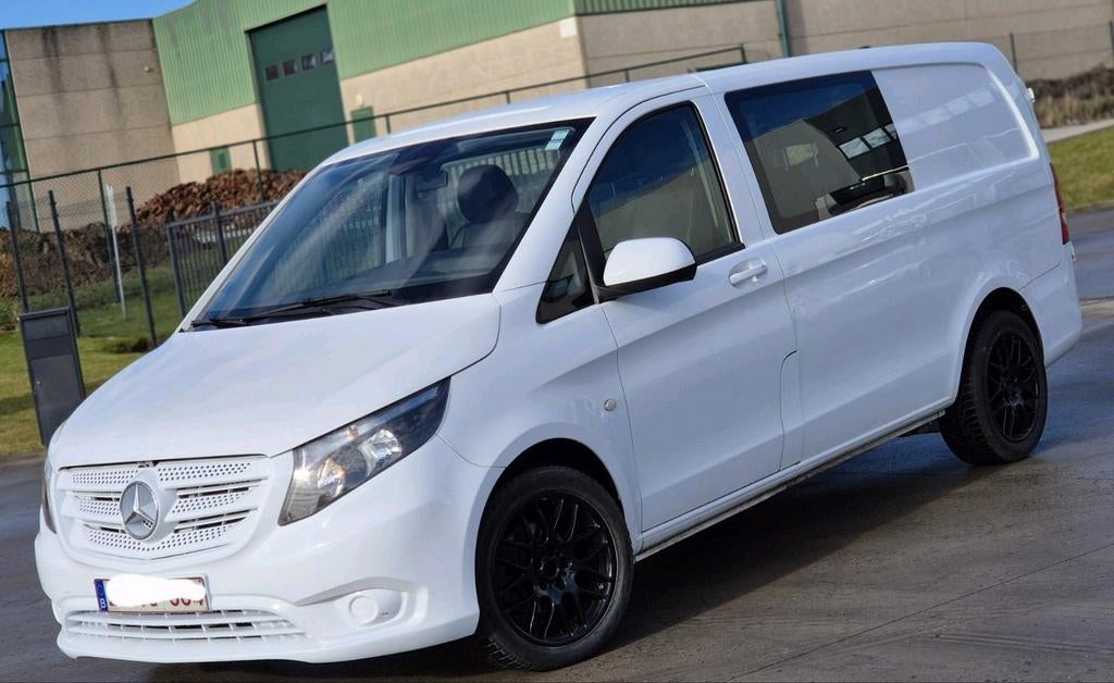 Mercedes vito doub cabine 5pls an2017.235mkm 1prop 13999€, Cuir, Euro 6, Boîte manuelle, Mercedes-Benz