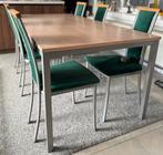 Eettafel met 6 stoelen, Huis en Inrichting, Tafels | Eettafels, 50 tot 100 cm, Zo goed als nieuw, Vijf personen of meer, 150 tot 200 cm