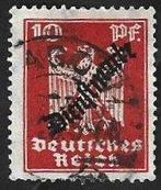 1 Postzegel Duitse Rijk 1924 Opdruk frankeerzegels (DR D14), Enlèvement ou Envoi, Autres périodes, Affranchi