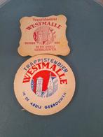 2 bierviltjes trappistenbier westmalle, Ophalen of Verzenden
