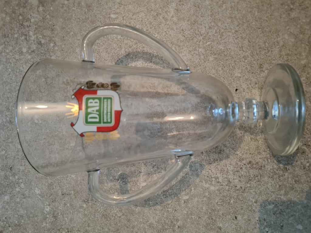 DAB Glazen beker, Ophalen of Verzenden
