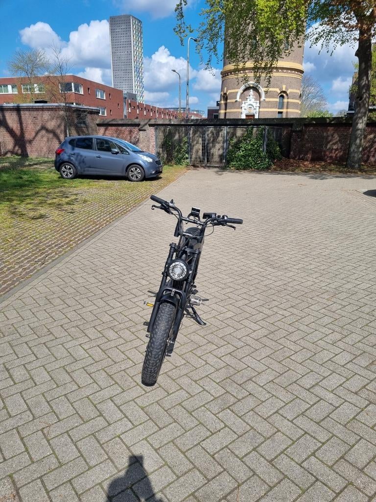 Crossboss/ouxi v8 3.0 fatbike zwart 50 km/h 💨💨💨, Fietsen en Brommers, Elektrische fietsen, Zo goed als nieuw, Overige merken