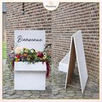 Décoration de mariage/évènement-Panneau de bienvenue à louer, Hobby & Loisirs créatifs, Enlèvement, Comme neuf, Décoration