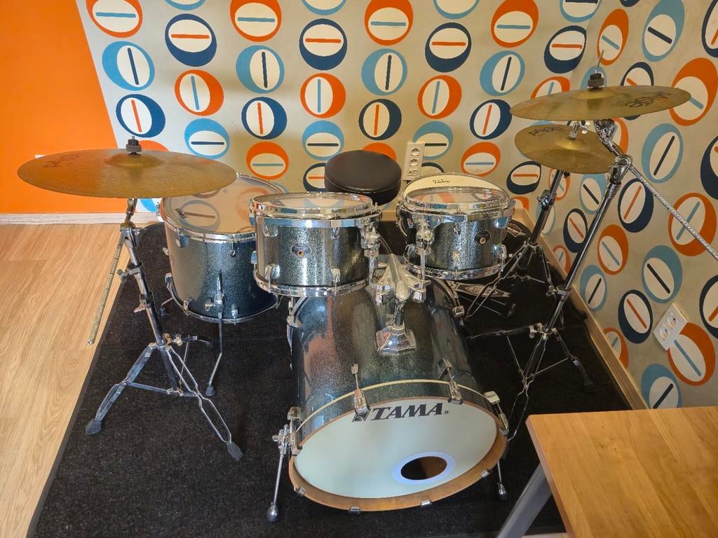 Tama Silverstar indigo scintillant, Enlèvement, Utilisé, Tama