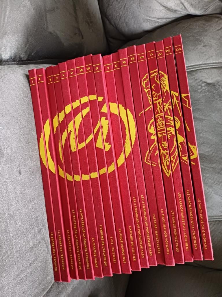 Blake en Mortimer Blake en Mortimer avond 1 tot 18, Boeken, Meerdere stripboeken, Ophalen of Verzenden, Zo goed als nieuw, Edgar P. Jacobs