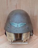 Luftschutz re-issued Czech M34 Helmet, Verzamelen, Ophalen of Verzenden, Landmacht, Helm of Baret