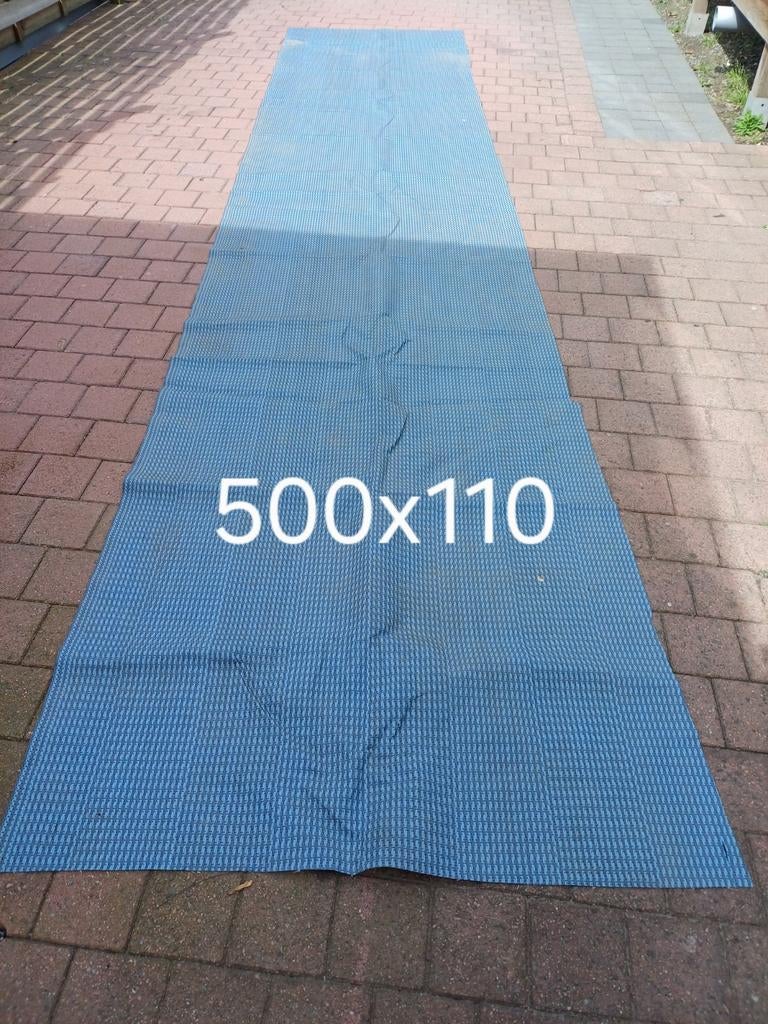 Grondzeil voor voortent, Ophalen